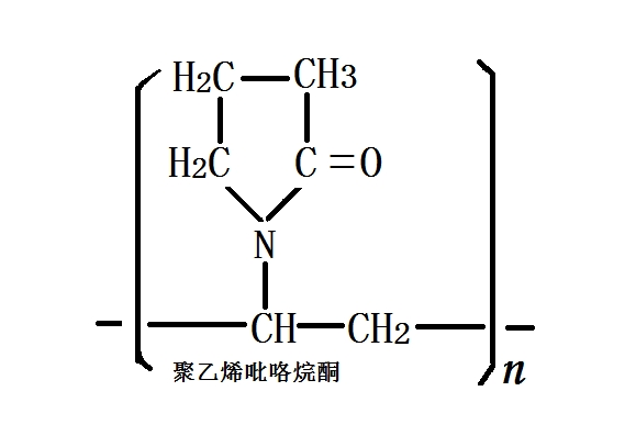 Polyvinylpyrrolidone chemical formula